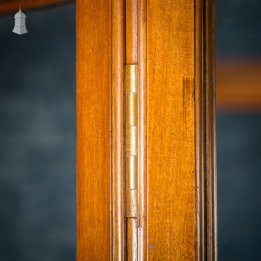 Victorian Large Teak Glazed Museum Display Cabinet