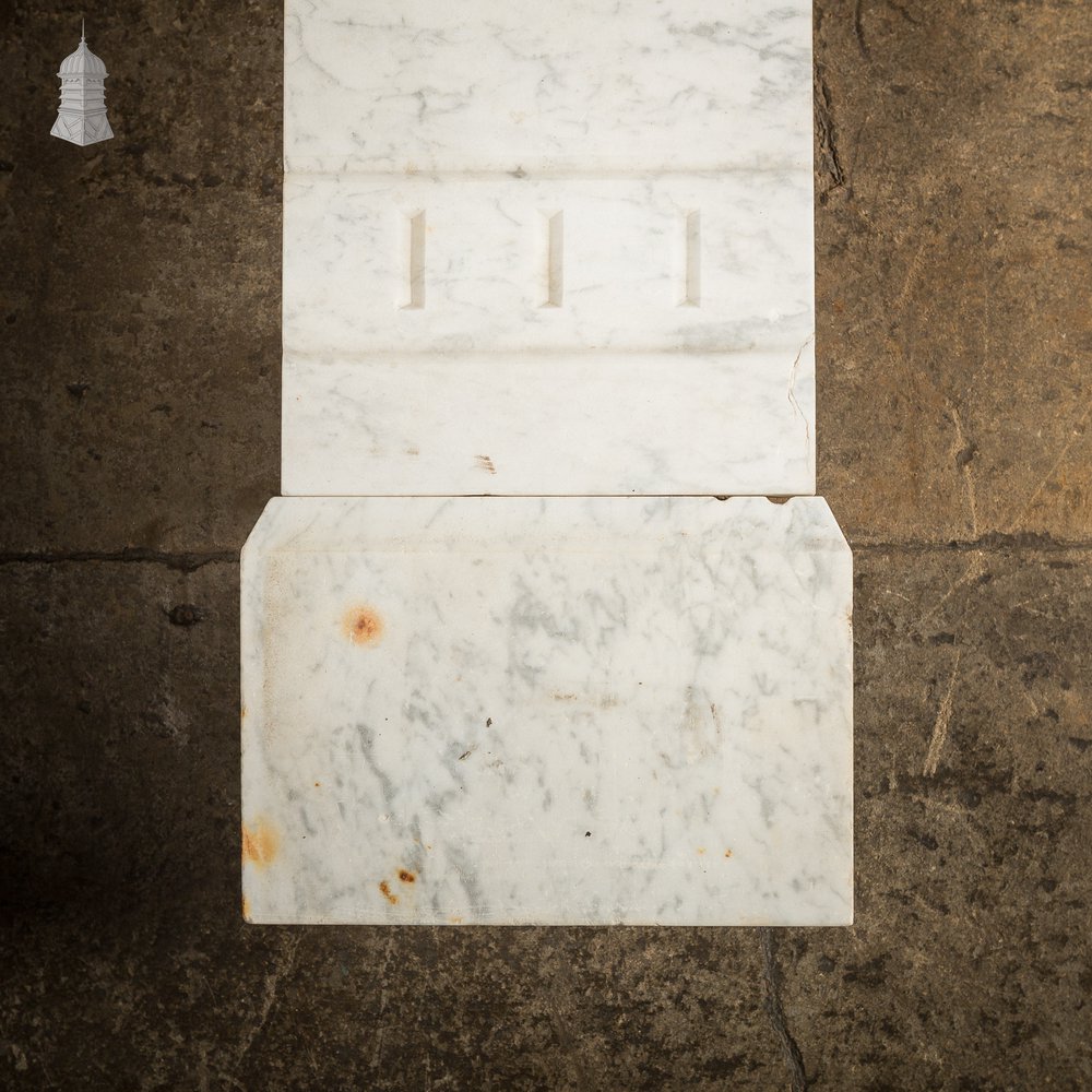 White Marble Fireplace Surround