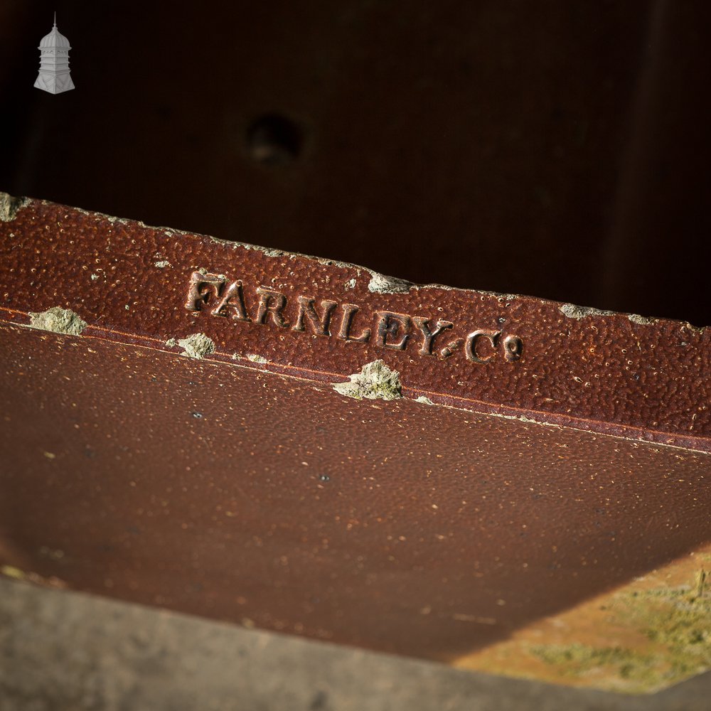 Large Salt Glazed Trough Planter by Farnley & Co