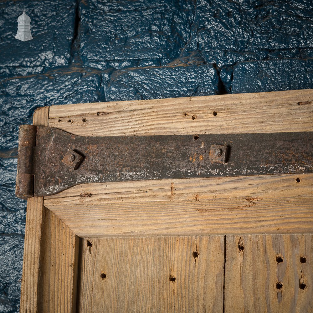 Set of 4 19th C Pitch Pine Doors