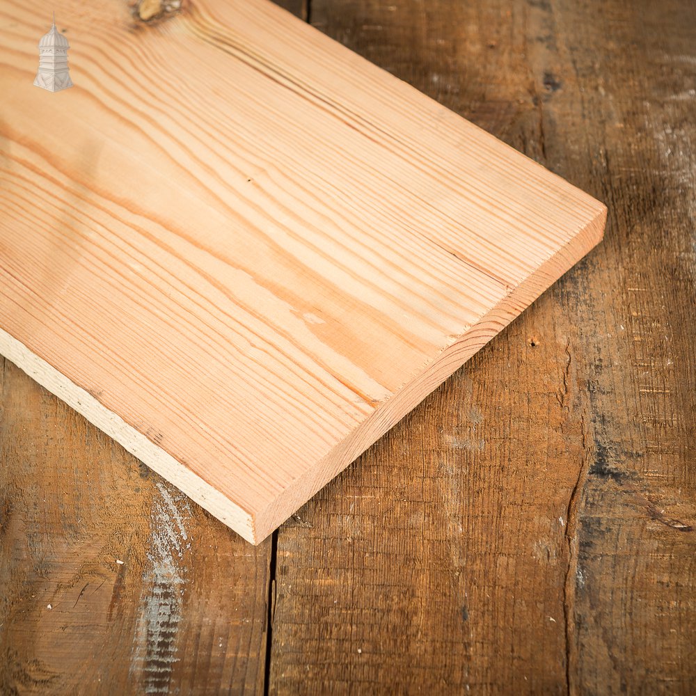 Batch of 10 Square Metres of Oxidised Boards Cut From Reclaimed Joists With Planed Backs