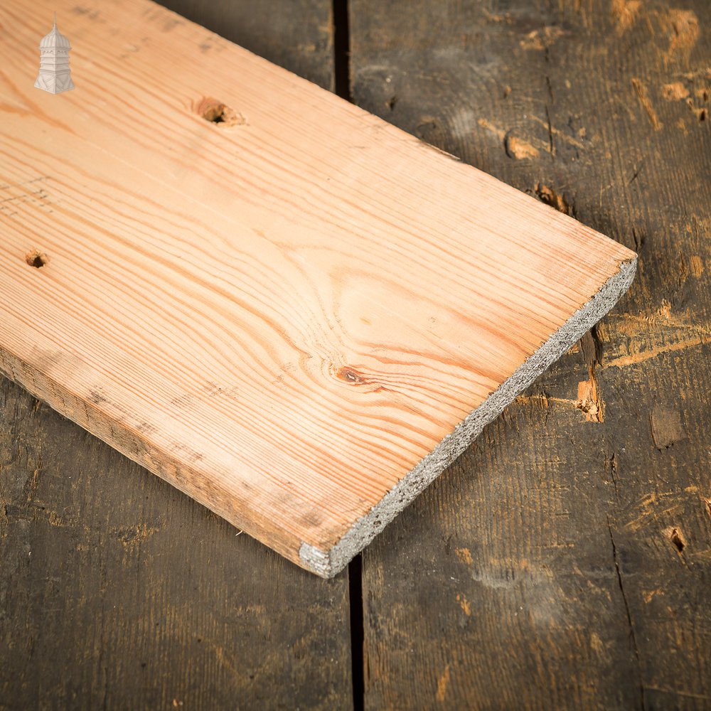 Batch of 41 Square Metres of Distressed Boards with Planed Backs Cut from Reclaimed Timbers