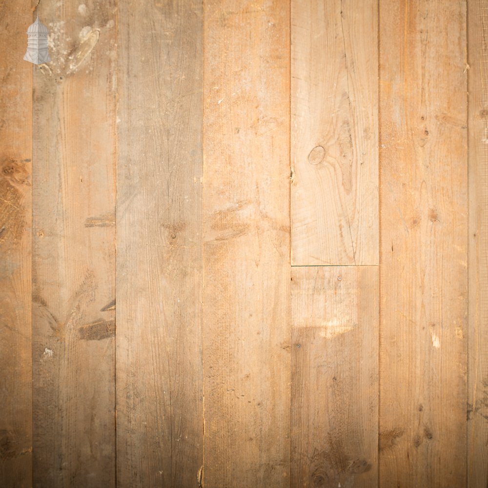 Batch of 45 Square Metres of Oxidised Wall Cladding With Planned Backs Cut from Reclaimed Timbers