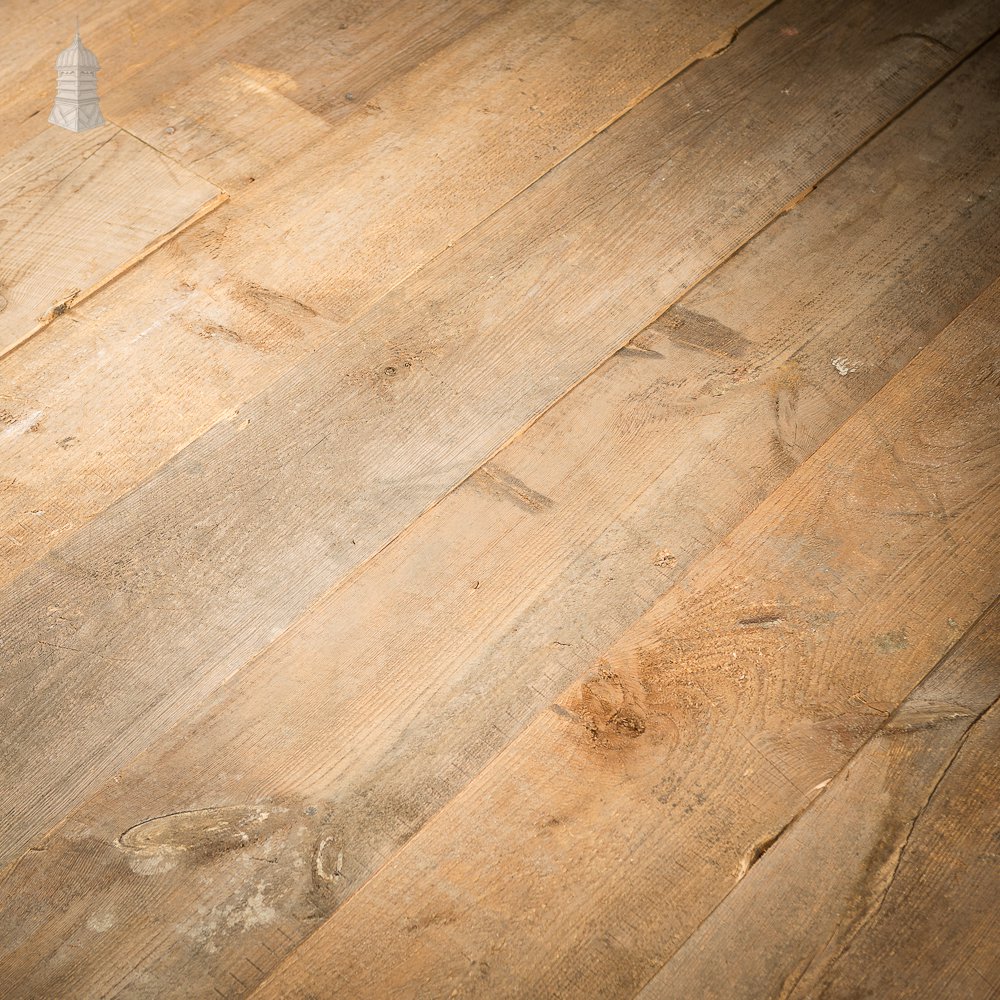 Batch of 45 Square Metres of Oxidised Wall Cladding With Planned Backs Cut from Reclaimed Timbers