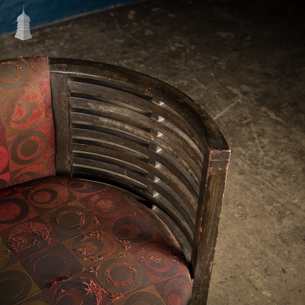 Art Deco Ebonised Tub Chairs from a Hotel in Bombay [No. 2]