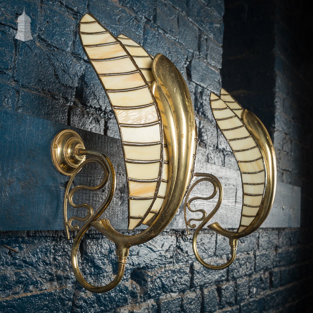 Pair of Art Deco Wall Lights