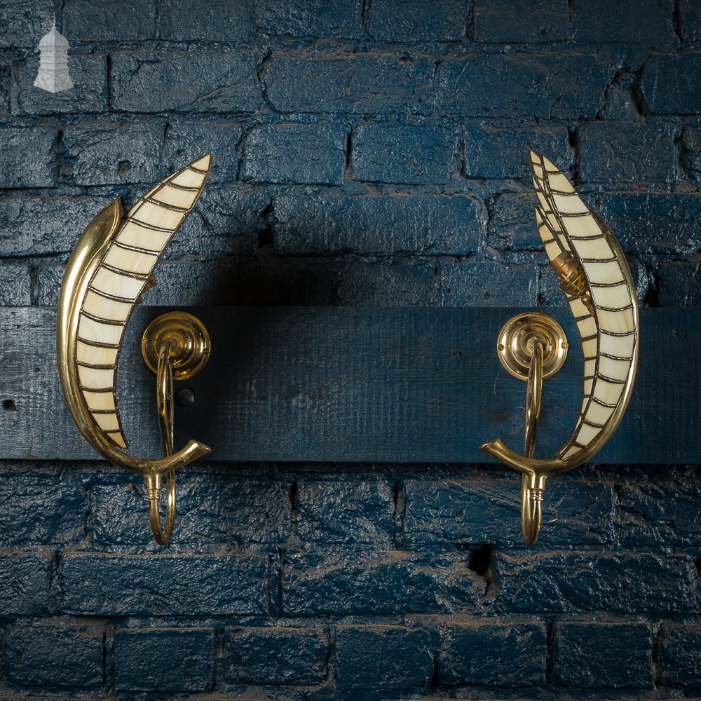 Pair of Art Deco Wall Lights