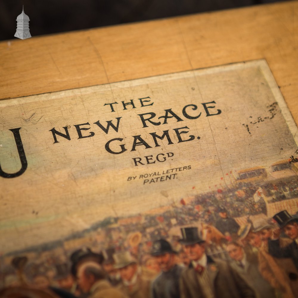 Minoru - The New Race Game by John Jaques & Son Horse Racing Board Game