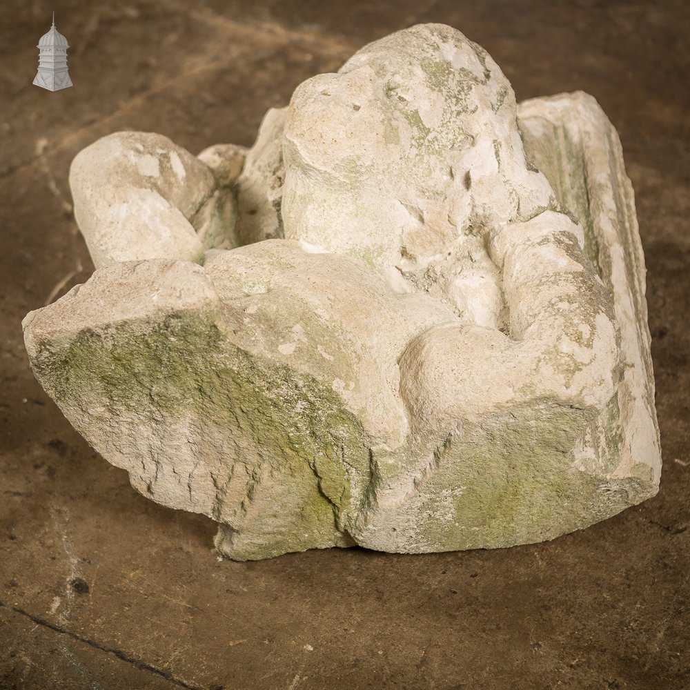 Architectural 17th C Stone Cherub