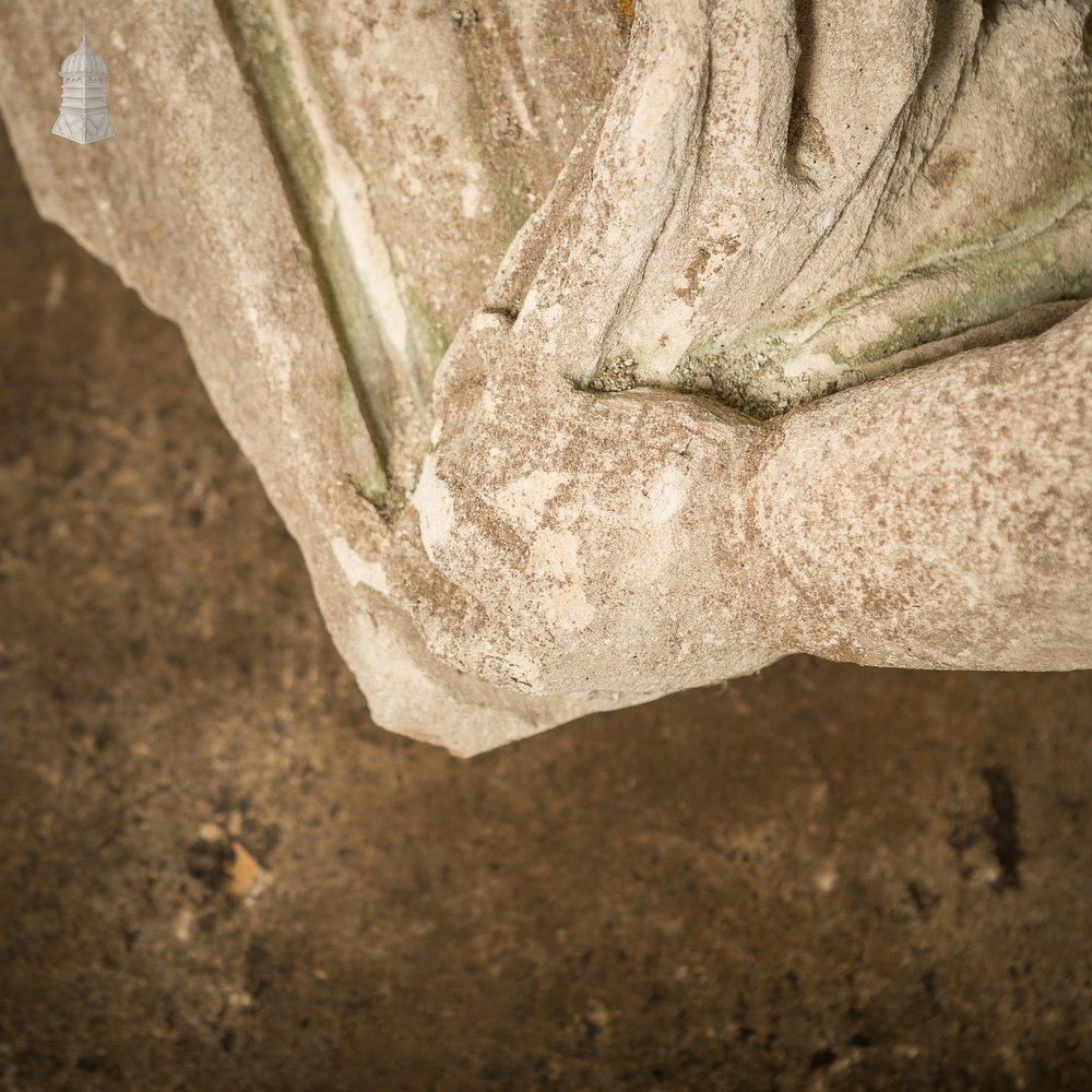 Architectural 17th C Stone Cherub