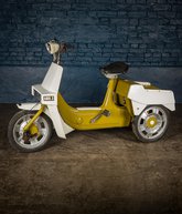Green 1970’s BSA Ariel 3 50cc Motorised Tricycle Moped 