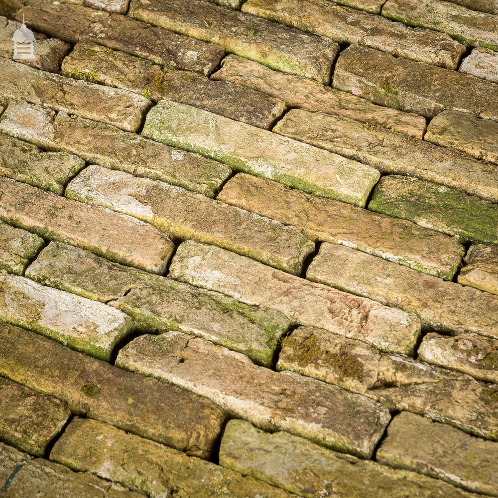 Batch of 52 Norfolk Handmade Reclaimed Tudor 2” Bricks