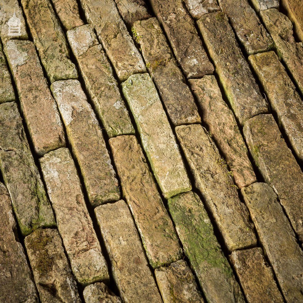 Batch of 52 Norfolk Handmade Reclaimed Tudor 2” Bricks