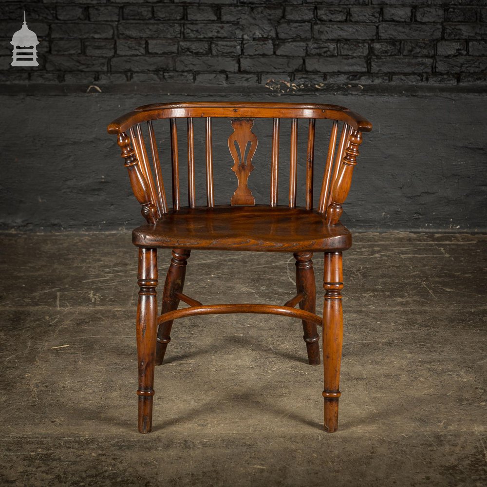 Adapted Low Back Windsor Chair Circa 1830