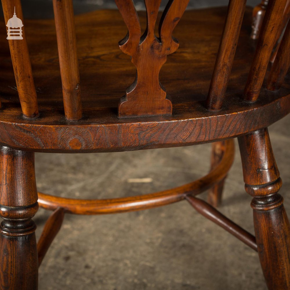 Adapted Low Back Windsor Chair Circa 1830