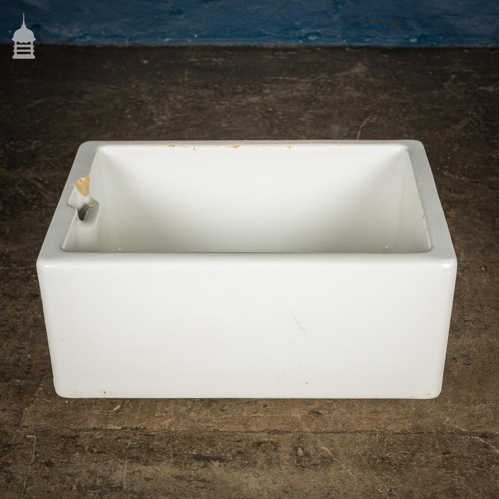 Large White Belfast Sink Marked Southhook 1955