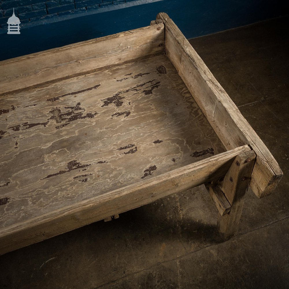 Large Bygone Oak and Pine Wooden Animal Feed Trough