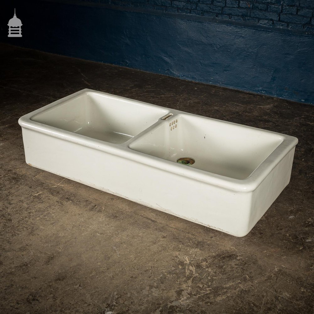 NR21521: Early 19th C Double Belfast Kitchen Sink