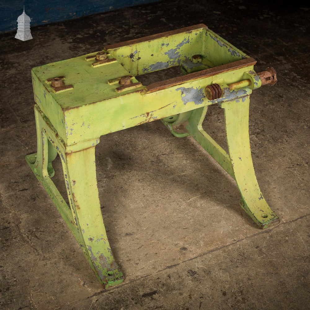 NR61521: Green Painted Industrial Machine Base