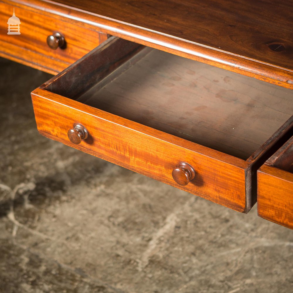 NR25221: 19th C Mahogany Shipwrights Library Table with Drawers