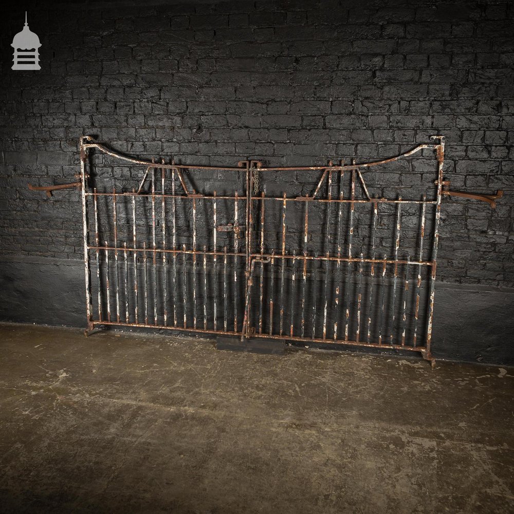 Stunning Pair of 19th C Wrought Iron Driveway Gates