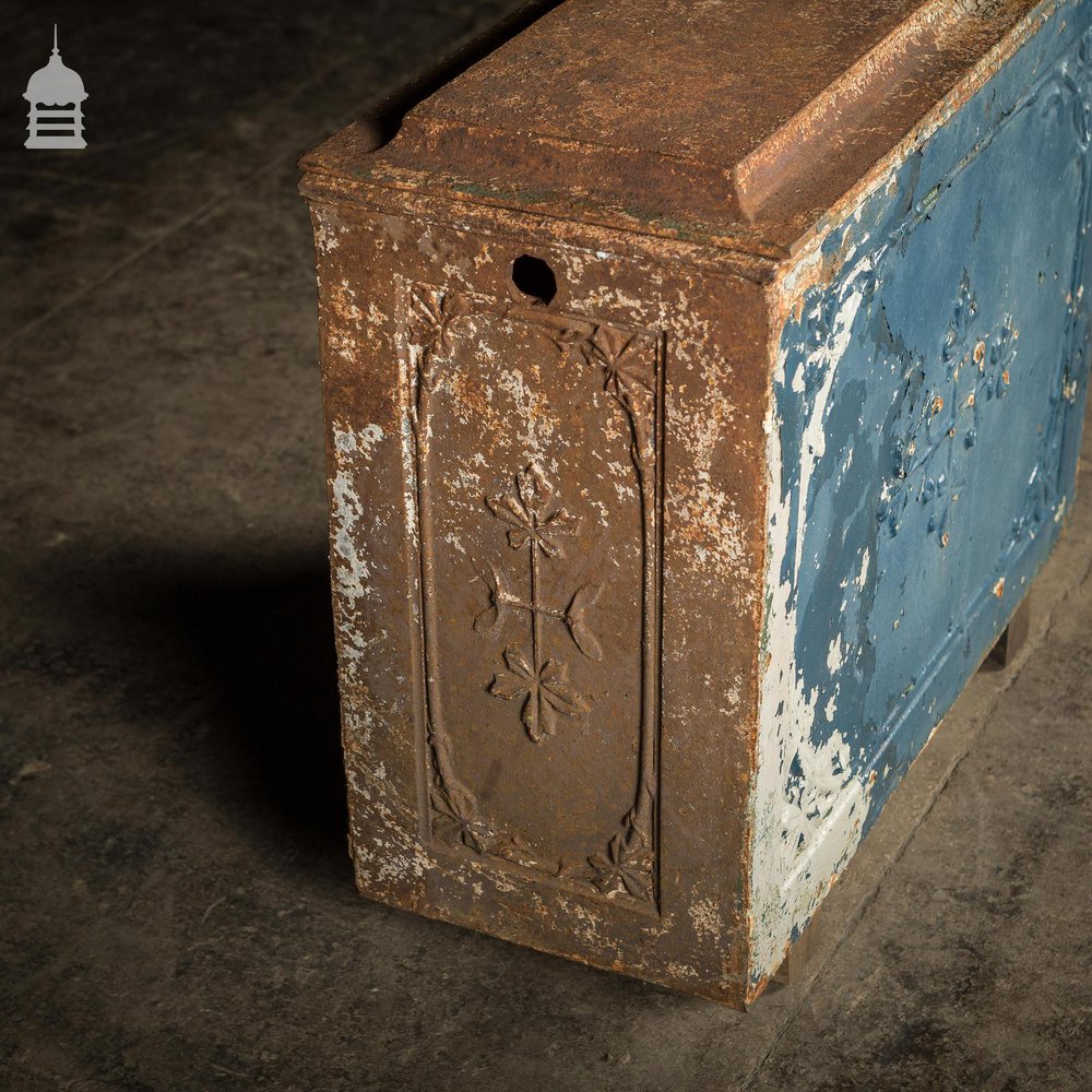 19th C Cast Iron Ornate Cistern