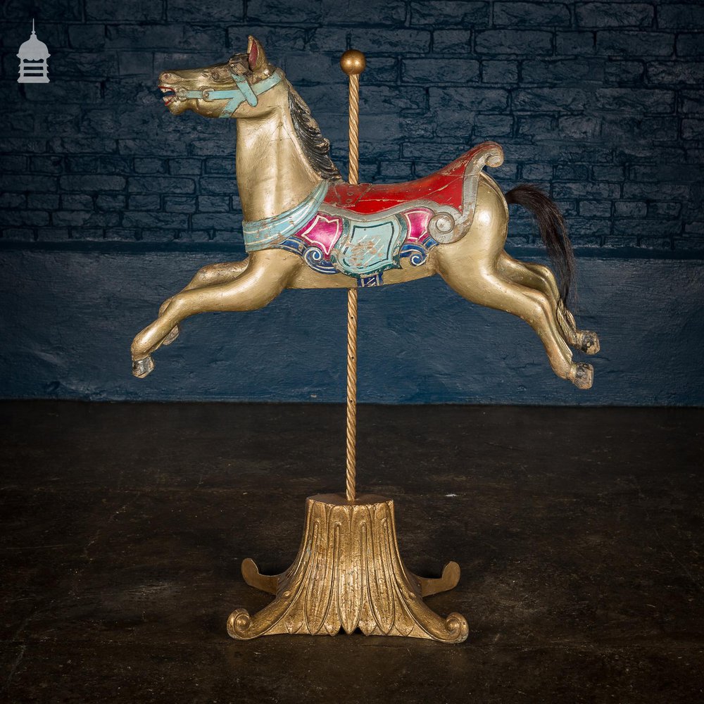 A Rare English 19th C Juvenile Carousel Galloper Horse by Anderson of Bristol Circa 1890 No. 3