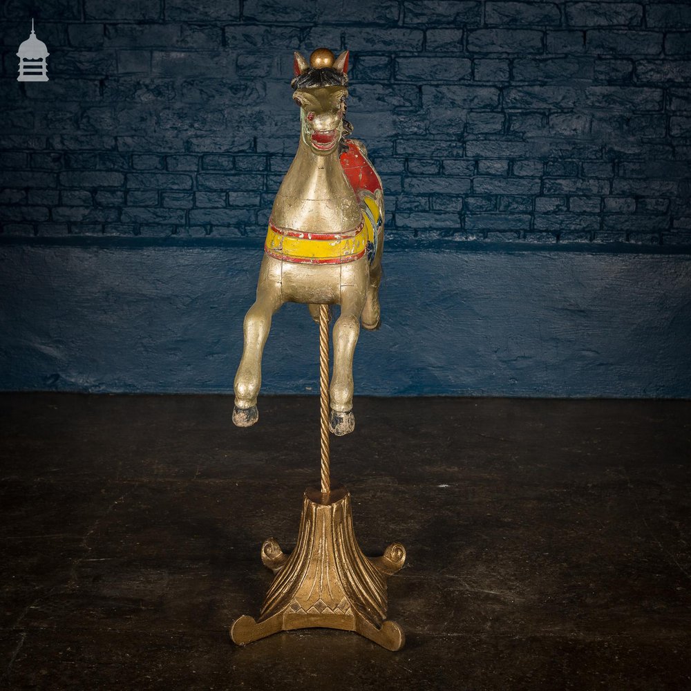 A Rare English 19th C Juvenile Carousel Galloper Horse by Anderson of Bristol Circa 1890 No. 12