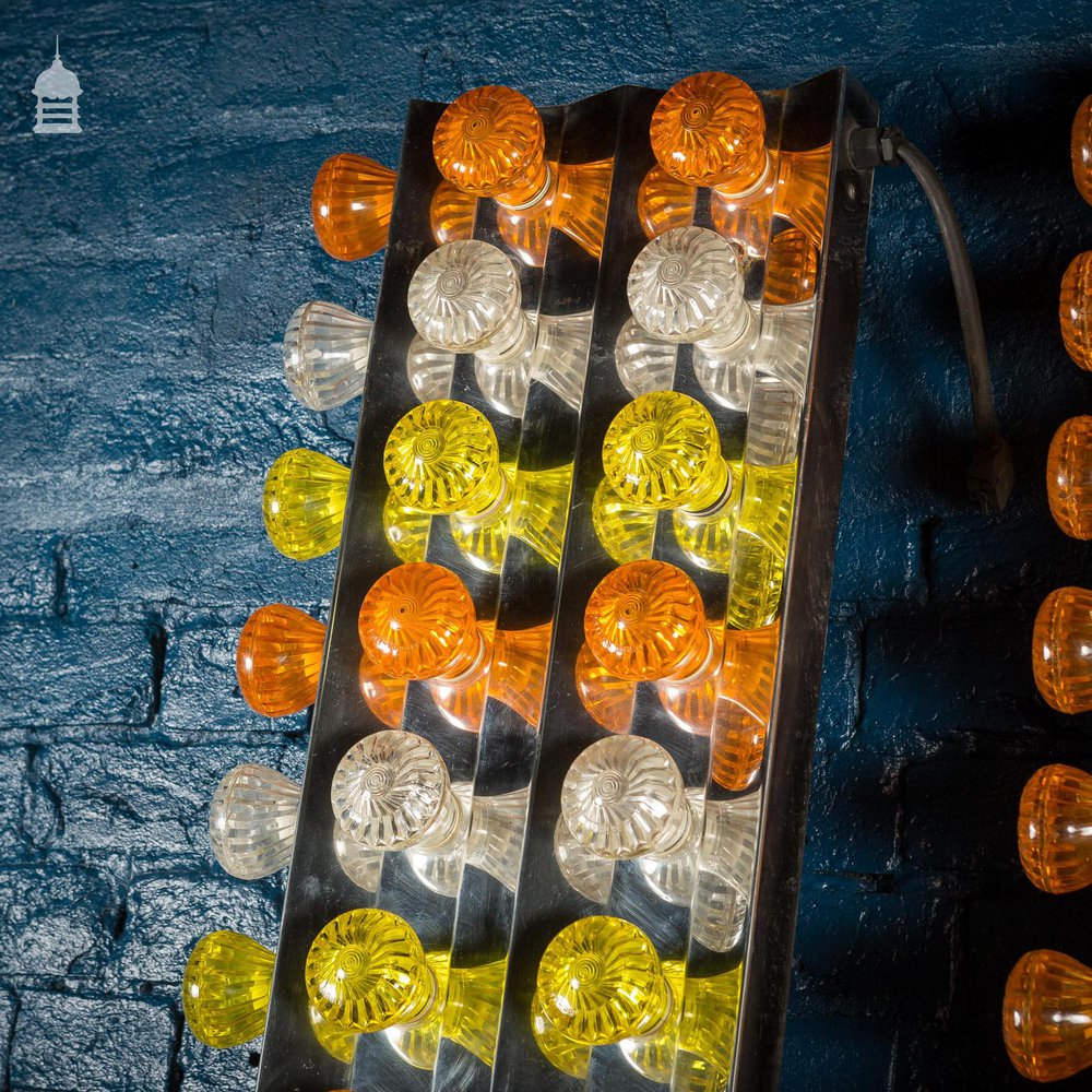 Set of Three Large Multicoloured Fairground Lights