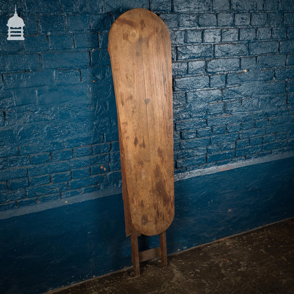 Early 20th C Teak Folding Ironing Board