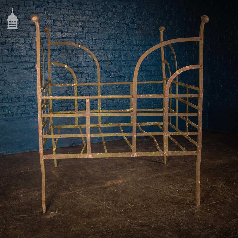 Early 19th C Wrought Iron Large Scale Estate Manger