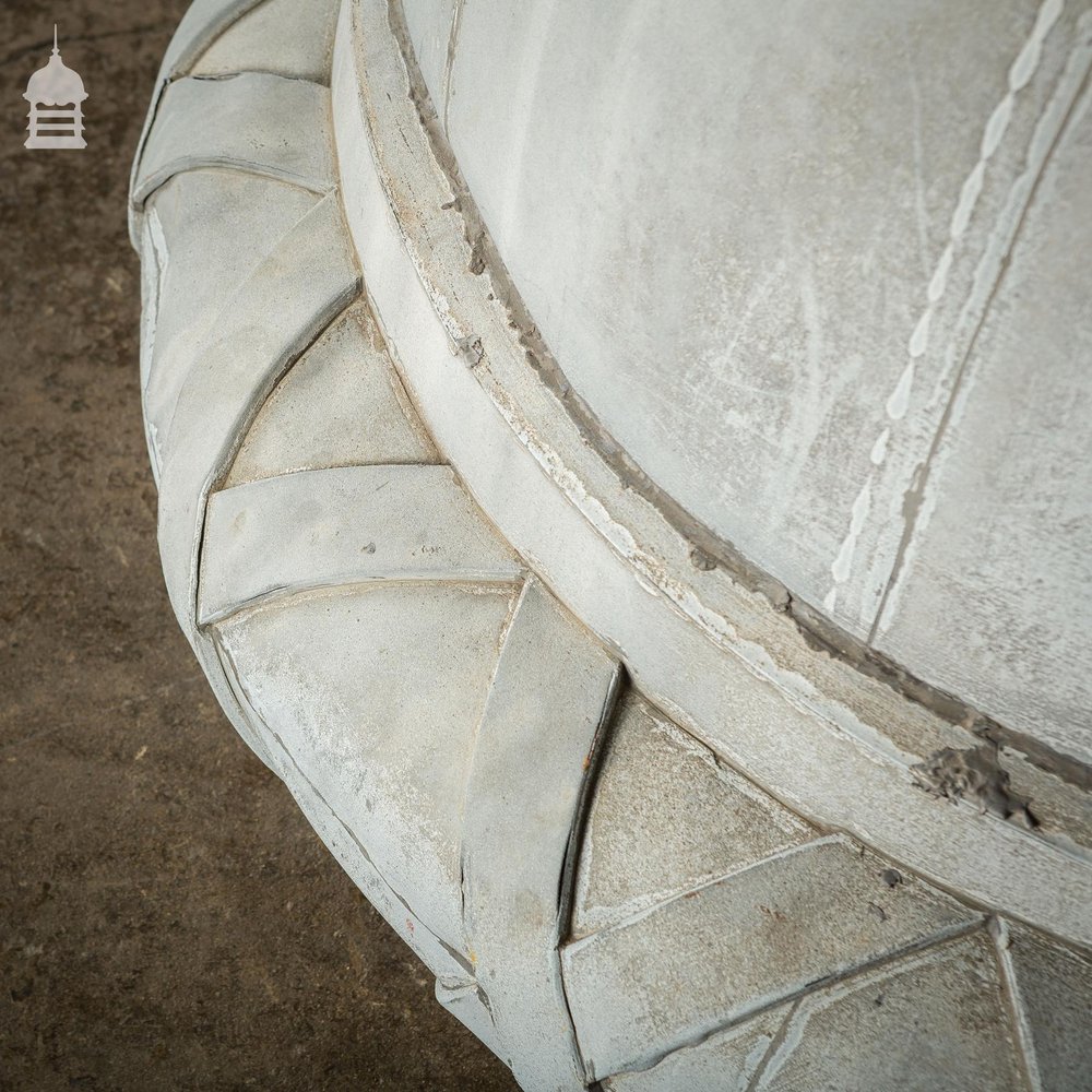 Large Early 19th C Zinc Architectural Acorn Finial Dome Cupola