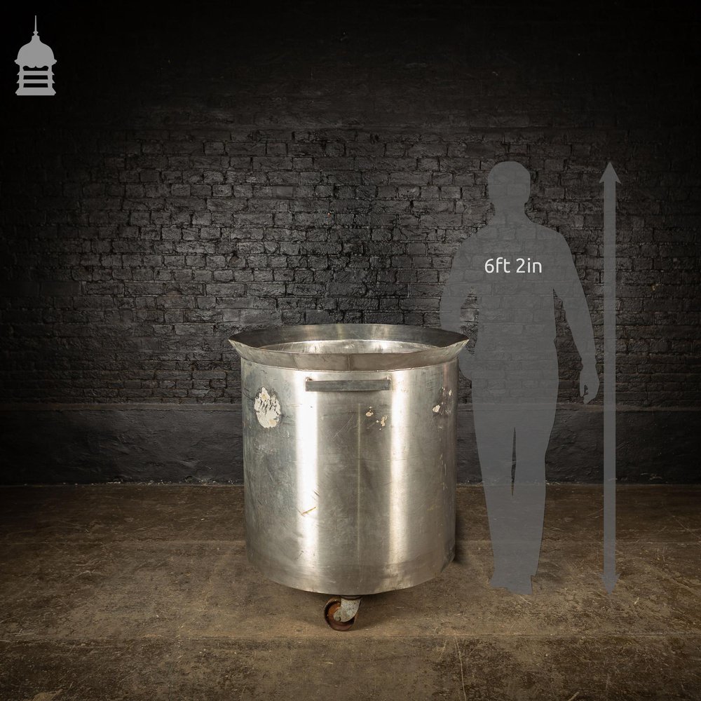 Huge Stainless Steel Industrial Wheeled Pot