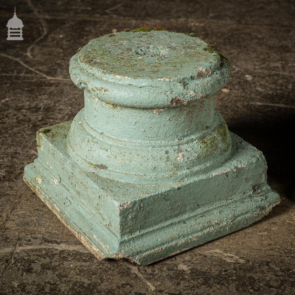 Pair of Vintage Concrete Pillar Bases