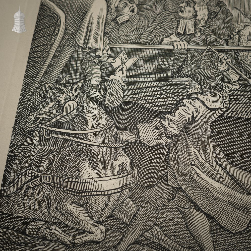 ‘The Four Stages of Cruelty’ Set of 4 Original 18th C Engravings by William Hogarth dated 1751