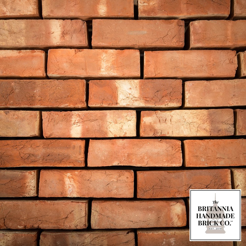 2.5" Handmade Red Brick, Period Style Facing Bricks