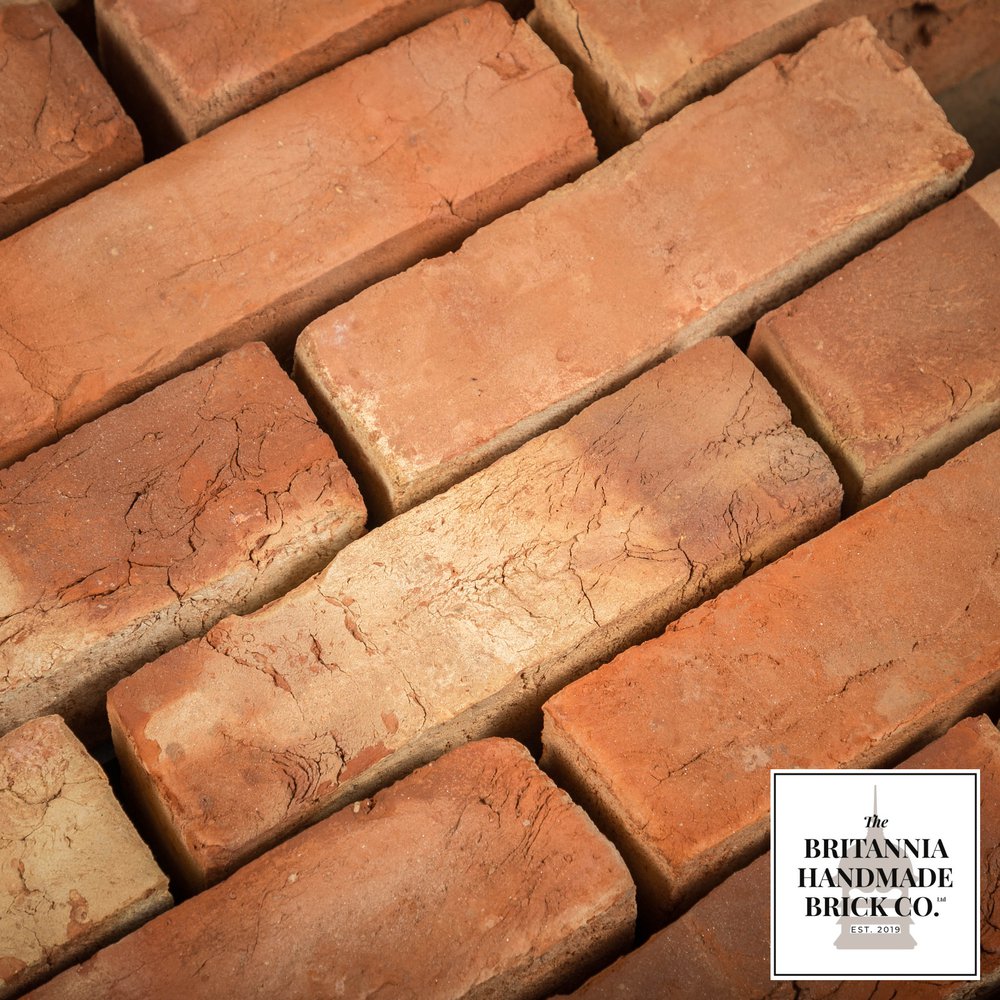 2.5" Handmade Red Brick, Period Style Facing Bricks