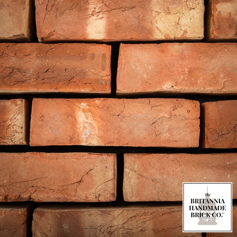 2.5" Handmade Red Brick, Period Style Facing Bricks