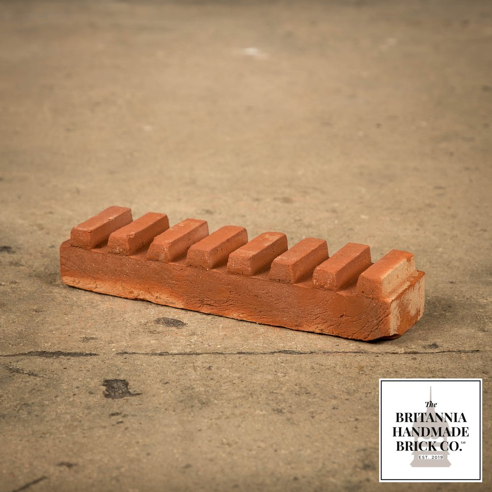 Dental String, Decorative 2 1/4" Handmade Red Brick