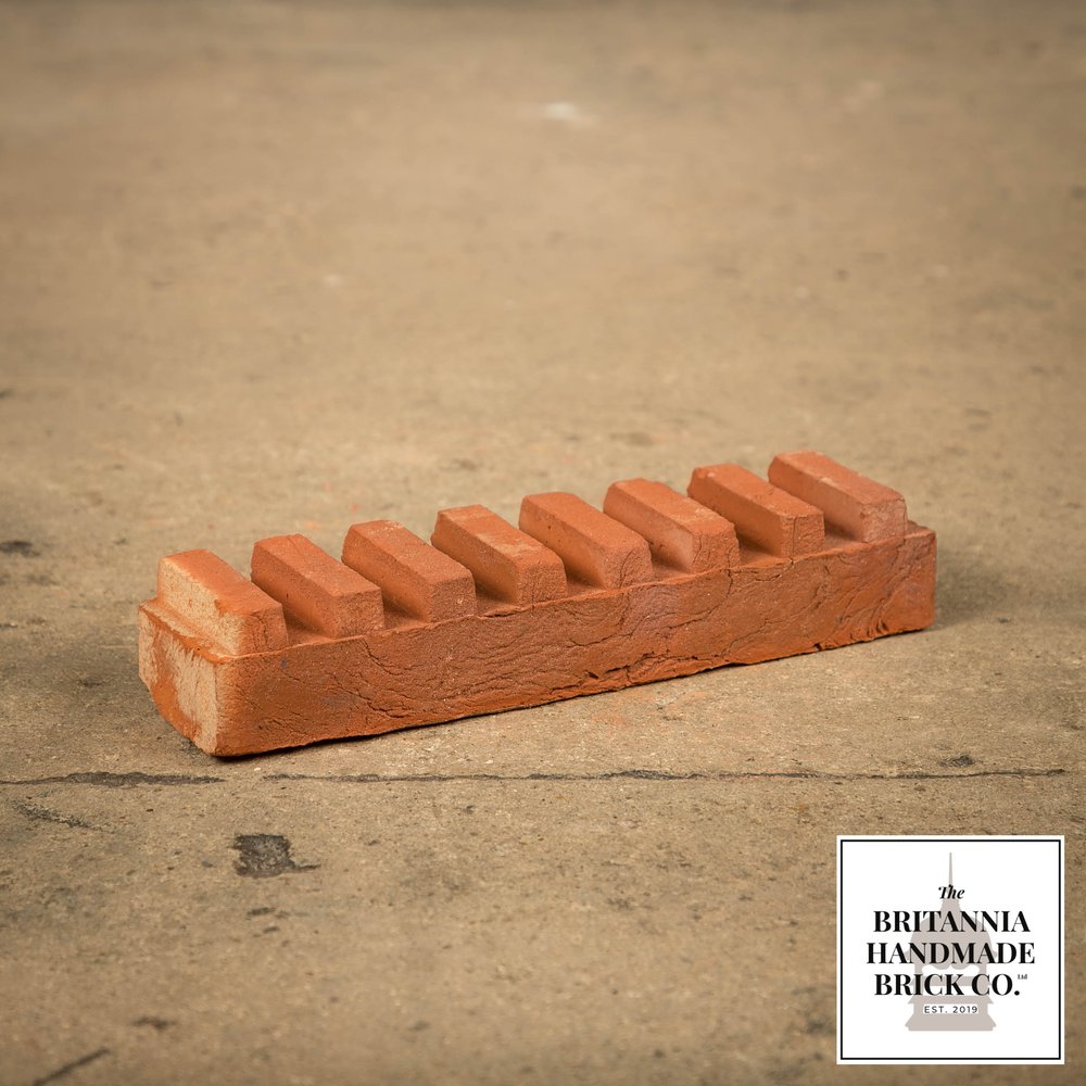 Dental String, Decorative 2 1/4" Handmade Red Brick