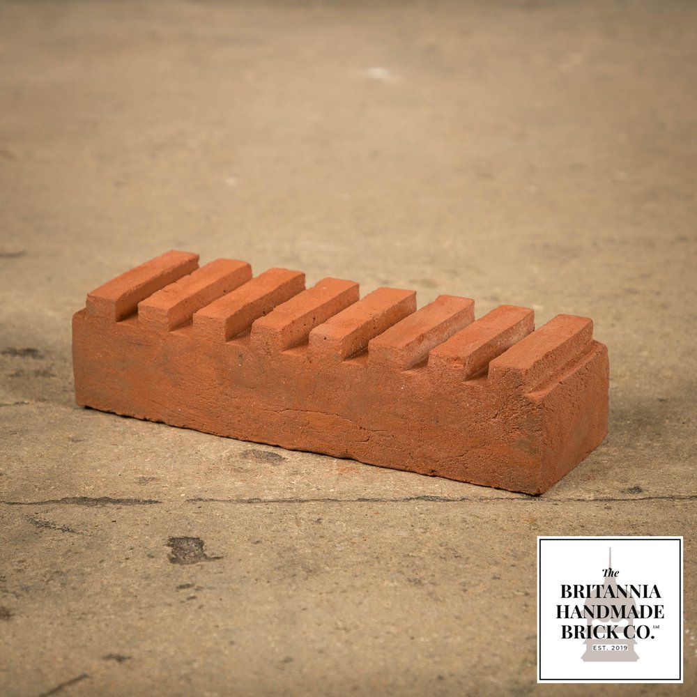 Dental String, Decorative 3" Handmade Red Brick