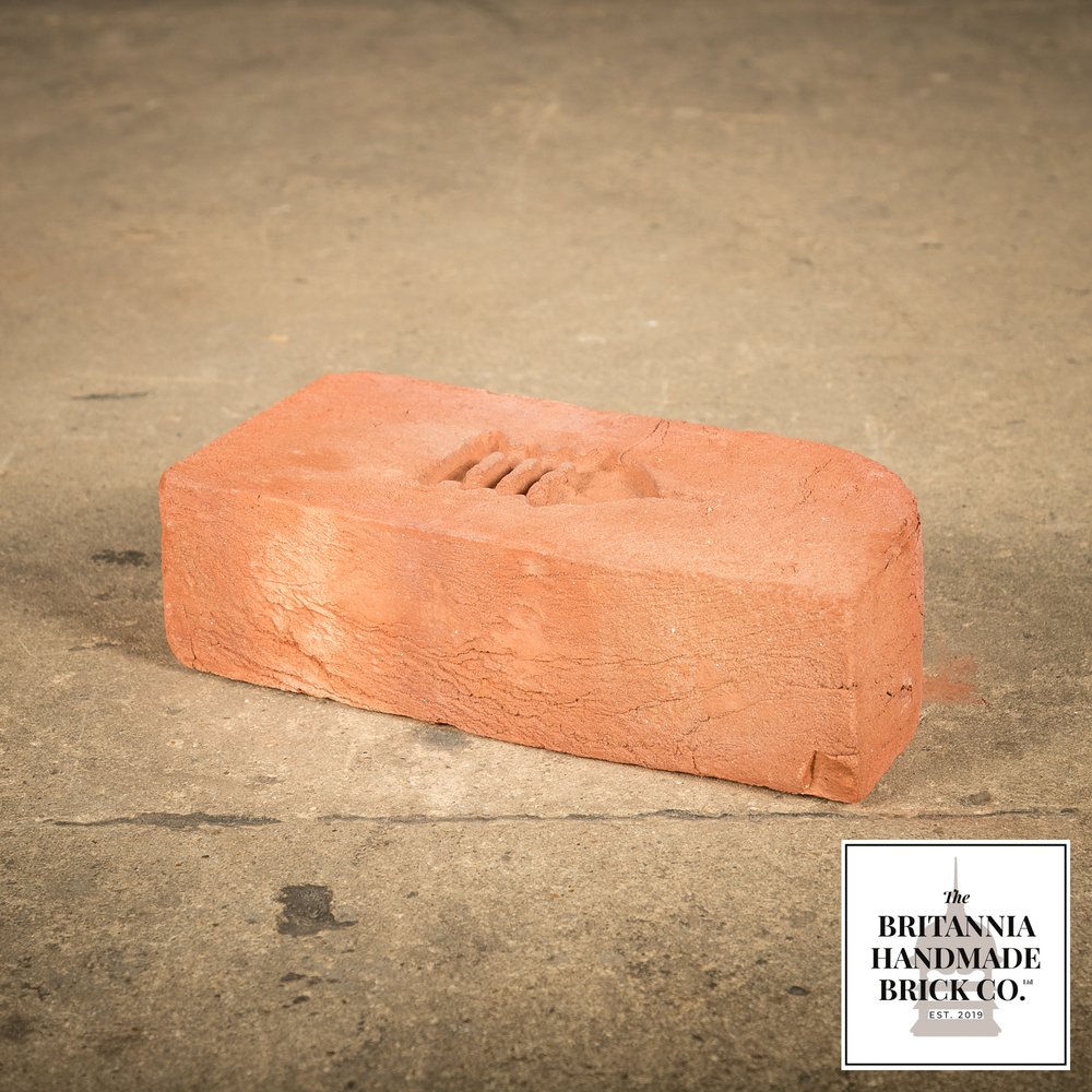 2 1/2” Single Bullnose, Handmade Period Style Red Brick