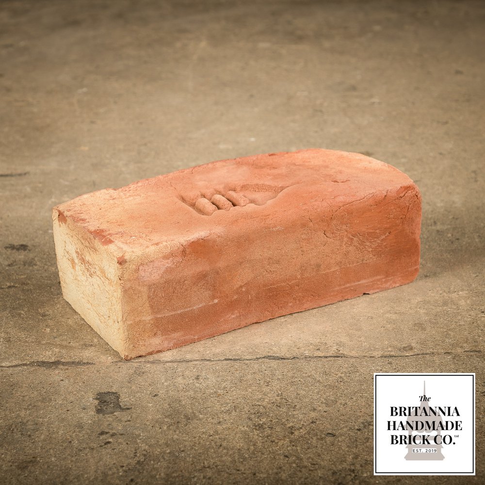 3" Single Bullnose, Handmade Period Style Red Brick