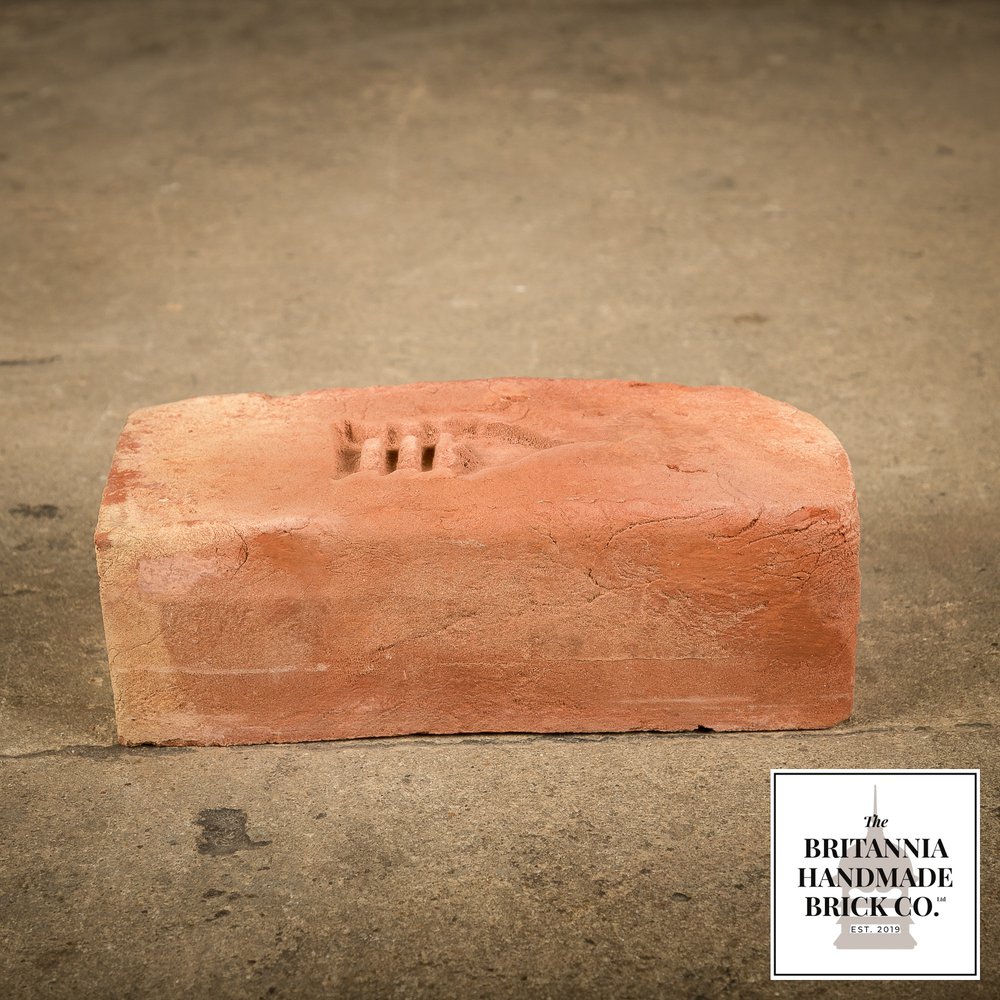 3" Single Bullnose, Handmade Period Style Red Brick