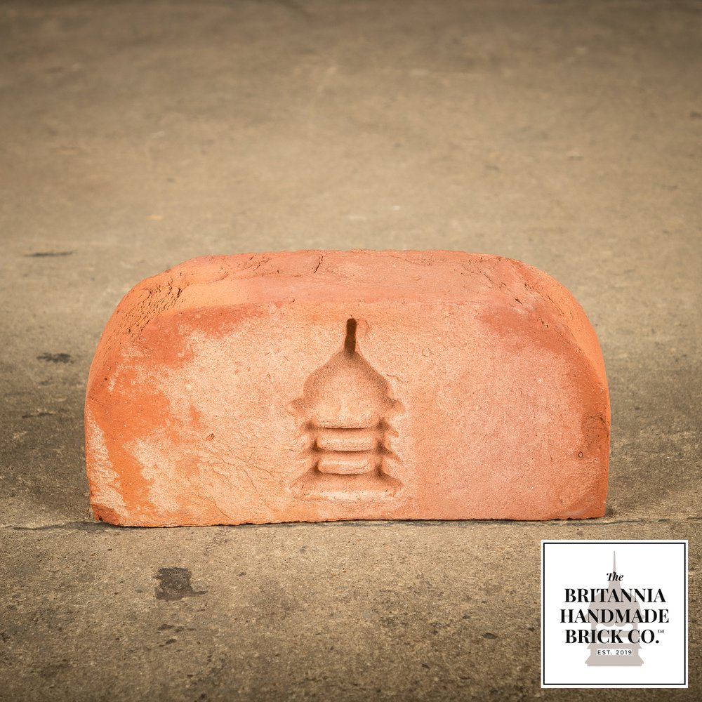 2” Double Bullnose, Handmade Period Style Red Brick