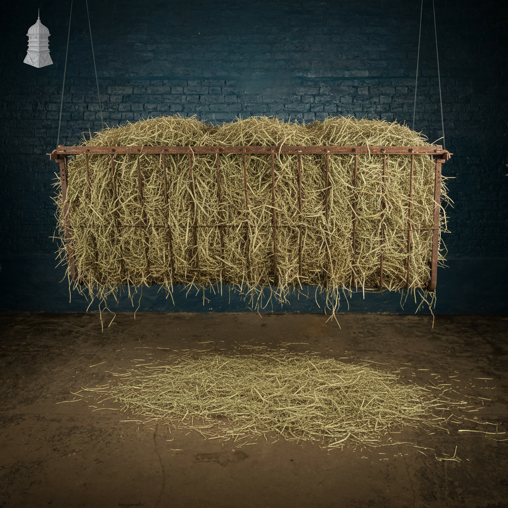 Iron Hay Rack, Large Bygone Animal Feeder