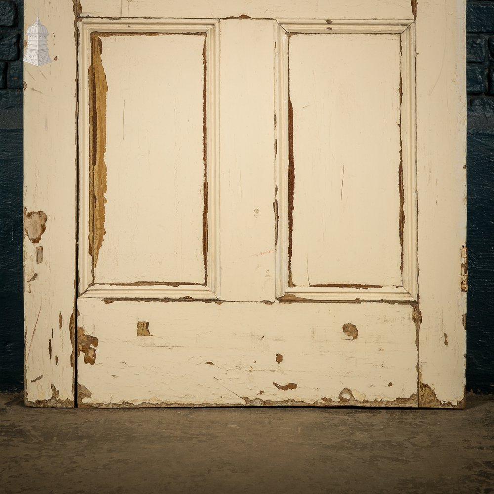 Pine Panelled Door, Moulded 4 Panel