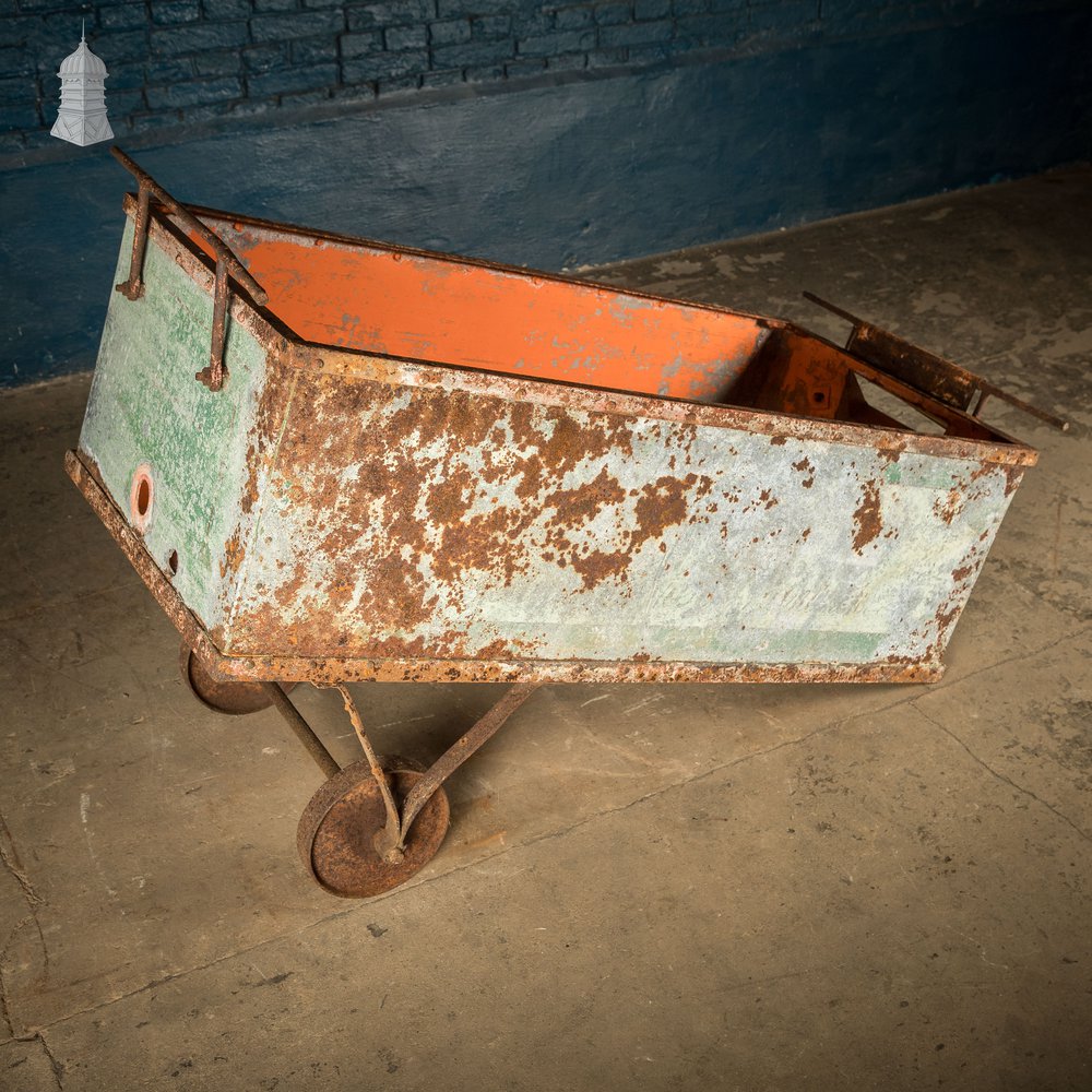 Industrial Wheeled Tank, Galvanised Handcart