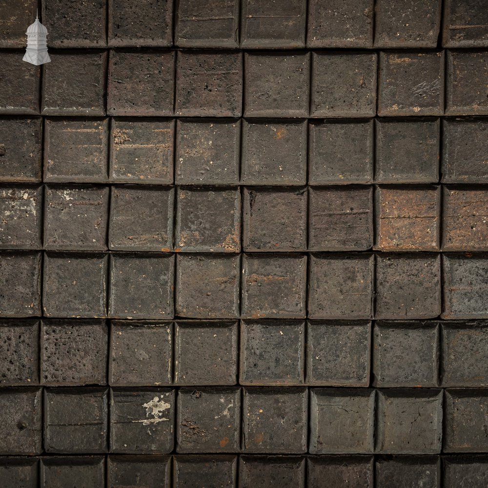 Reclaimed Stable Bricks, Staffordshire Blue Doubles, 122 Pavers