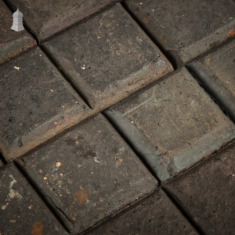 Reclaimed Stable Bricks, Staffordshire Blue Doubles, 122 Pavers
